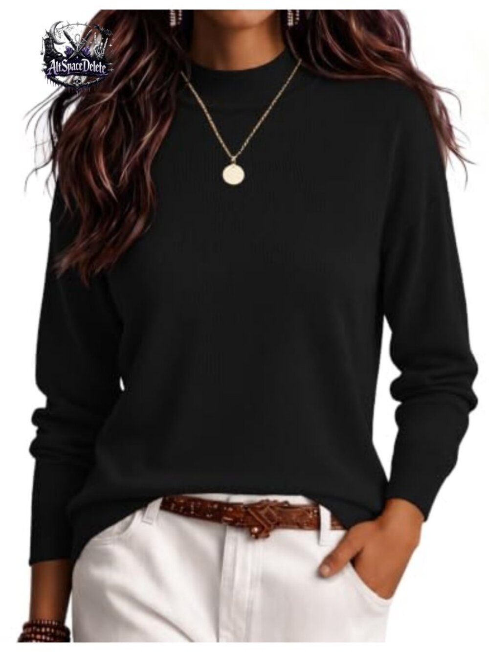 Zeagoo Womens Turtleneck Sweater Long Sleeve Lightweight Pullover
